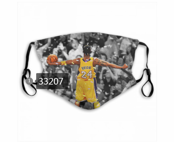 2021 NBA Los Angeles Lakers #24 kobe bryant 33207 Dust mask with filter